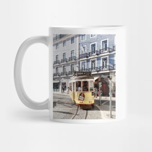 Tram 28 in Lisbon, Portugal Mug